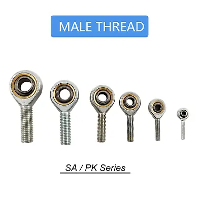 Pos Male Rod End Bearing Rose Joint M4 M6 M8 M10 M12 M16 To M30 Sa / Sal Thread • £2.03
