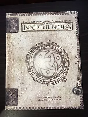 Dungeons & Dragons: Forgotten Realms Campaign Setting Hardcover 2001 Excellent • $65