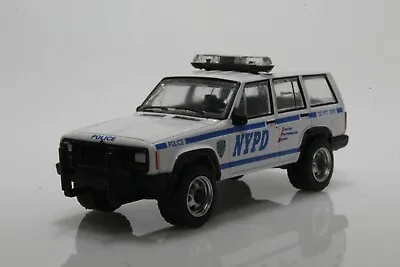 1997 Jeep Cherokee New York City Police Dept NYPD Car 1:64 Scale Diecast Model • $12.95