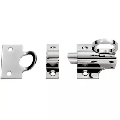 Sprung Fanlight Window Catch 33mm Fixing Centres Polished Chrome Loft Window • £21.99