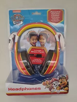 Paw Patrol Kids Wired Adjustable Headphones Parental Volume Limiter • $6.75