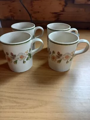 4 X Vintage M & S  Marks And Spencer Autumn Leaves Mugs - Tea Coffee • £20