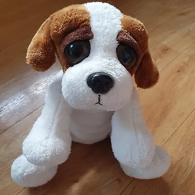 £17.99 • Buy Tesco Dog Puppy White Brown Soft Toy Plush Cuddle Me Friends Pup Doudou 