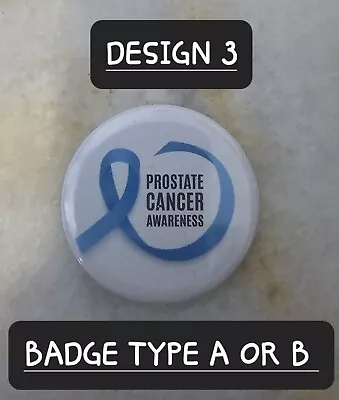 BRAND NEW Prostate Cancer UK 25MM  PIN BADGE - Men United - Raise Awareness • £0.99