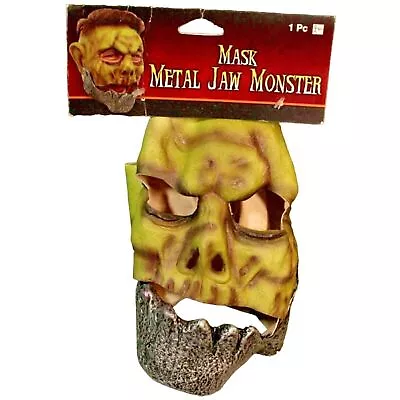 Metal Jaw Monster Open Top Hair Opening Adult Latex Mask Halloween • $10.40