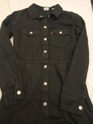 £24.99 • Buy Ladies Levi’s Black Denim Dress Size S (up To UK 8-10)