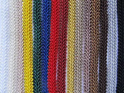 10mm SILKY SCROLL BRAID Blinds Lampshade Costume Upholstery Furnishing Gimp Trim • £1.55