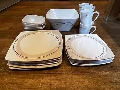 Melamine Dinner Set For 4 With Additional Items • £0.99