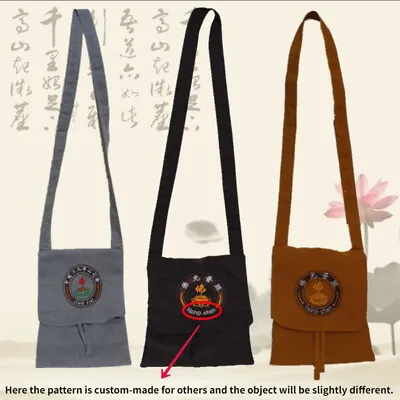 Embroidery Bag Buddhist Monk Handbag Kung Fu Robe Wu Shu Shaolin Backpack • $16.59