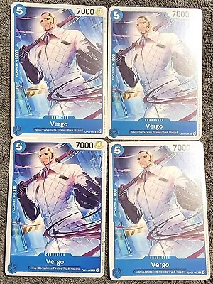 One Piece Card Game OP01-065 - Vergo - Common (Playset Of 4) • $2