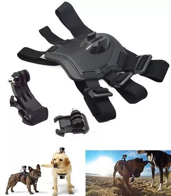 Hound Dog Fetch Harness Chest Strap Belt Mount For GoPro Hero 4 7 3+ 6 5 8 9 10 • $22.76