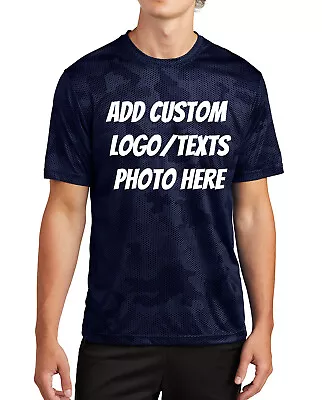 Ink Stitch Design Your Own Custom Printed Image Texts Logo Unisex Camo Hax Tees • $25.99