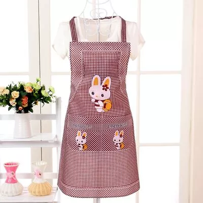 For Adults Lady Women Cooking Apron Kitchen Supplies Household Cleaning Aprons • £3.25