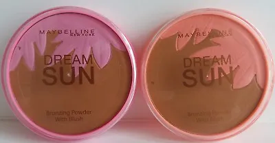 Maybelline Dream Sun Bronzing Powder With Blush 2 Shades Available New Sealed • £4.99