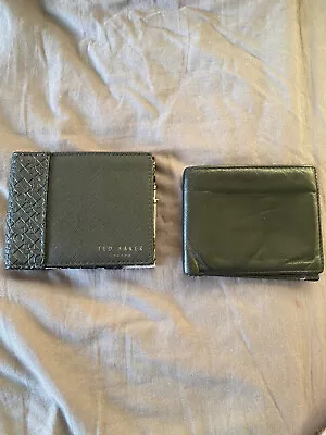 Ted Baker And Leather Calvin Klein Wallets - Used • £6