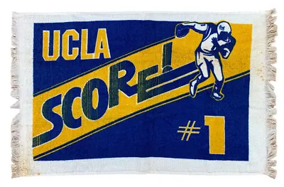 Vintage UCLA Bruins Football  Score #1  Rally Towel 15 X25.5  NCAA • $14.99