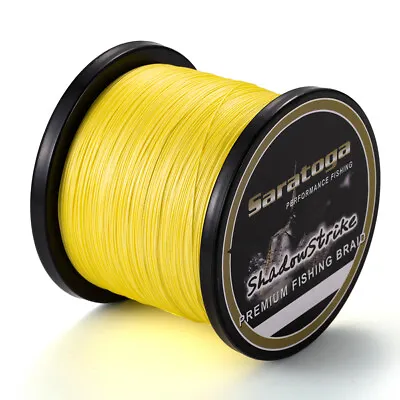 8 Strands Yellow Extreme Dynema PE Braid Fishing Line 100/300M/500M/1000M/2000M • $19.25