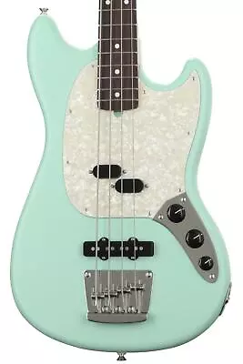 Fender American Performer Mustang Bass - Satin Surf Green With Rosewood • $1099
