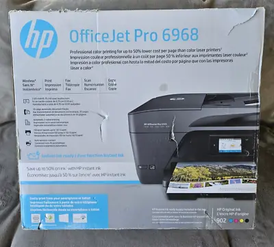 HP OfficeJet Pro 6968 Wireless All In One Inkjet Wireless Printer/Scan/Copy/Fax • $249