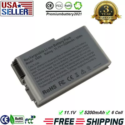 ✅Laptop Battery U1543 C1295 For Dell Latitude D500 D600 D610 500M 505M 510M 600M • $16.98