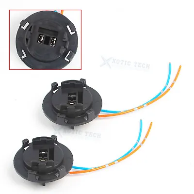 Pair Headlight H7 Halogen LED Wire Light Socket Adapter For Kia Sedona 2015-2020 • $11.97