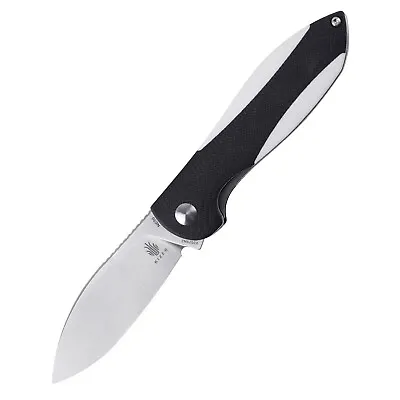 Kizer Vanguard Infinity G10 Handle Drop Point EDC Knife Black White V3579N2 • $35.40