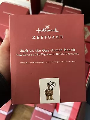 $18.20 • Buy Hallmark 2018 - Nightmare Before Christmas Jack Vs The One-Armed Bandit Ornament