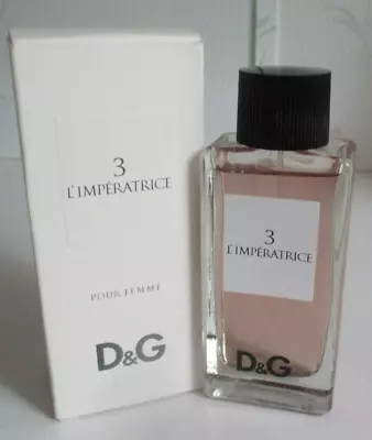 D & G 3 L'IMPERATRICE Pour Femme NIB 3.3fl Oz • $9.99