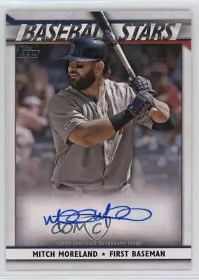 2020 Topps Baseball Stars Auto Series 2 Mitch Moreland #BSA-MM Auto • $13.18