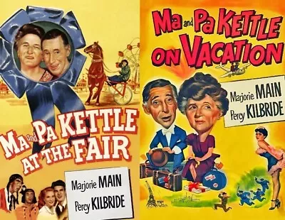 Ma And Pa Kettle At The Fair/On Vacation (DVD 2 Movies) *DVD DISC ONLY* NO CASE • $4.84