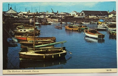 £1 • Buy Postcard Of The Harbour, Exmouth, Postmarked 1974