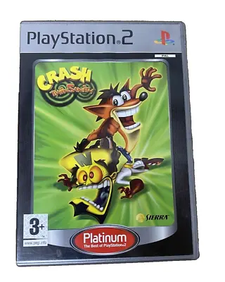 Sony PlayStation 2 Crash Twinsanity With Manual Platinum Edition Ps2 • £7.99