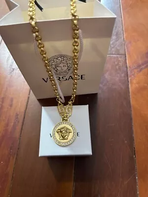 Versace Medusa Necklace For Women Very Popular Beautiful Authentic • $249.99