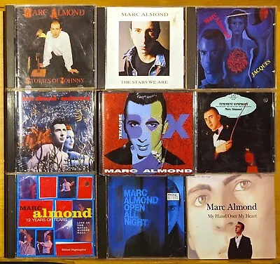 Marc Almond - 10 CD Lot Incl. 2xCD Treasure Box + Jacques Johnny Tenement • $39.23