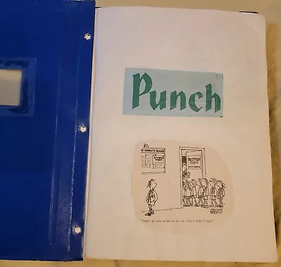 Rare Vintage Lot 145 Punch CARTOON Scrapbook Lot UK Humor England Breeve Folkes • $22