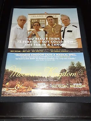 Moonrise Kingdom Rare Original Academy Awards Promo Poster Ad Framed! #4 • $60.45