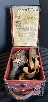 Antique Military WWII MSA Mine Safety Appliance Gas Mask 1939 PittsburghPA • $225