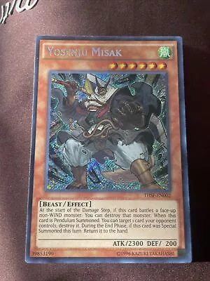 Yu-Gi-Oh! Yosenju Misak THSF-EN002 Unlimited Secret Rare • $2.79