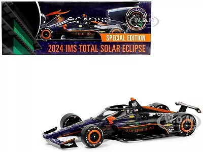 Dallara Indycar  2024 Total Solar Eclipse  Special Ed. 1/18 By Greenlight 11231 • $74.99