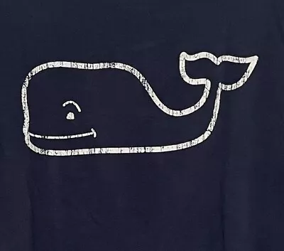 Vineyard Vines Size Large Mens T Shirt Blue Whale Logo Pocket Short Sleeve • $19.99