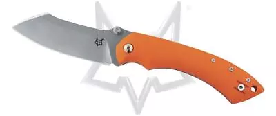 Fox Knives Pelican Liner Lock FX-534 O N690Co Stainless Orange G10 • $196.59