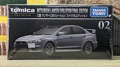 Tomica Premium #02 Mitsubishi Lancer Evolution Final Edition 1/61 Scale • $11.99