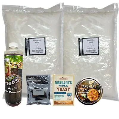 Beginner Apple Pie Moonshine Recipe Mash And Fermentation Kit • $59.99