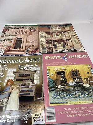 Lot Of 4 - Miniature Collector Magazine - 1990-2005 • $14.99