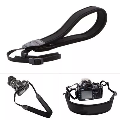 Neoprene Neck Shoulder Strap For Canon Sony Nikon Pentax Samsung DSLR SLR Camera • £4.45