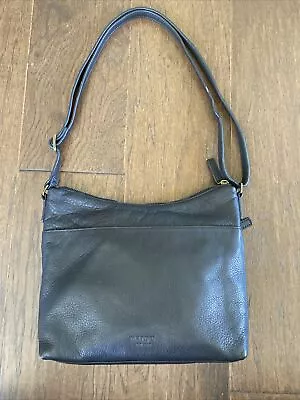 MARGOT New York Black Leather Bag Soft Crossbody Shoulder Bag Purse • $22.99