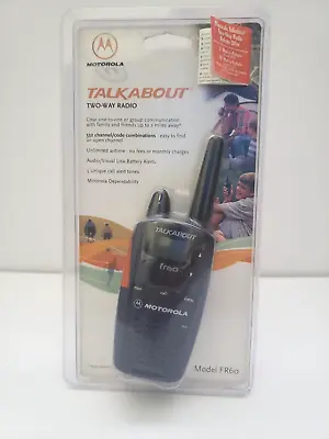 Motorola Fr6o Talkabout Two-Way Radio Walkie-Talkie • $15.99