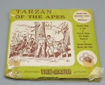 Vintage SAWYERS View Master TARZAN Of The Apes MADE IN BELGIUM Reels ERB Europe • $15