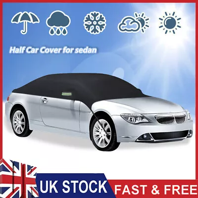 £16.99 • Buy 190T Universal Half Car SUV Cover Top Roof Sun Rain UV Protection Waterproof UK