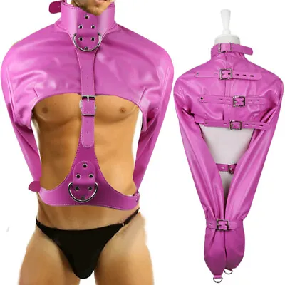 $39.99 • Buy Pink Armbinder Asylum Straight Jacket Full Body Harness Open Chest Cupless Top